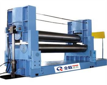 河南W11Y系列(lie)液壓對稱(chēng)式三輥卷(juàn)闆機